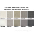 300x300 Full body Rustic tiles Salt and Pepper Anti silp rate R11 homogenous porcelain floor tile in White color EWF3001R